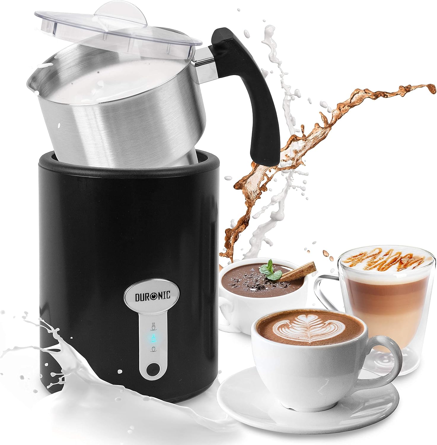 Espumador de leche automático o batidor manual: por qué el Duronic MF500 está cambiando el café en casa