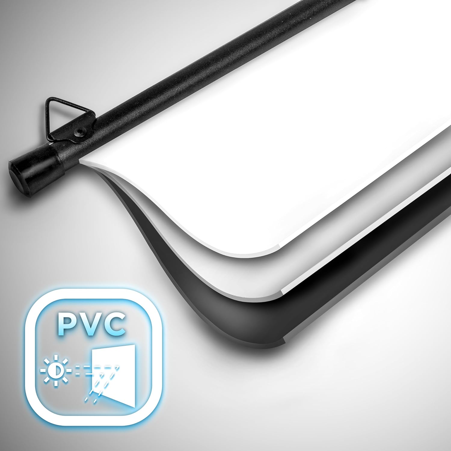 Duronic BPS50 Pantalla para Proyector de 50