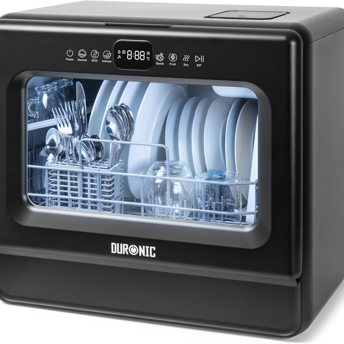 Mini lavavajillas portátil o lavar a mano: por qué el Duronic DW10 está cambiando las cocinas pequeñas