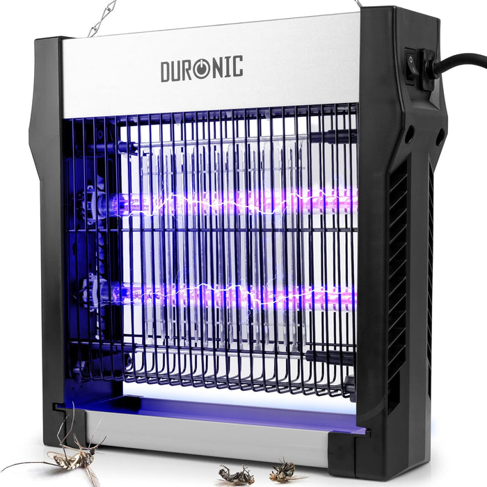 Lámpara mata insectos LED UV doble onda 8W o 16W: cuál elegir según tu espacio