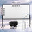 Duronic BD-SFPS120 16:9 Pantalla de proyección de 120 Pulgadas para proyector - Lona de proyección 4K Full HD 3D, Noche de Cine, Oficinas, Salas Conferencias, Aulas Escolares, Montaje Pared o Trípode