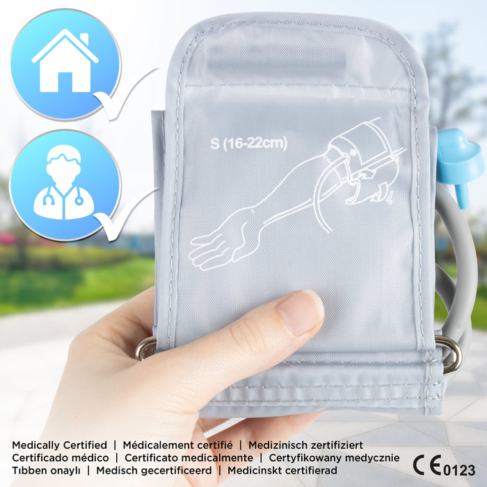 Duronic KIDS CUFF Manguito de tensiómetro de 16 a 22 cm para niños, Accesorio para tensiómetro, Banda de brazo para medidor de tensión