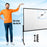 Duronic SFPS80 16:9 Pantalla de proyección de 80 Pulgadas Pantalla para proyector para el hogar 4K Full HD 3D Cine de Noche Oficinas Conferencia Aula Escuela Montaje en Pared o trípode Opcional