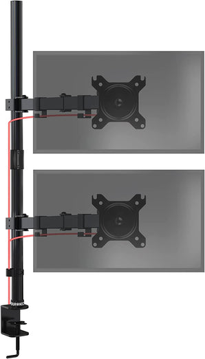 Duronic DMT152VX2 BK Brazo para Monitor | para 2 Pantallas de 13 a 32