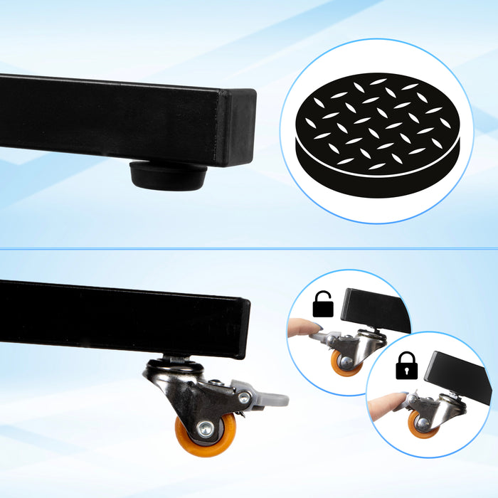 Duronic SFPS80 16:9 Pantalla de proyección de 80 Pulgadas Pantalla para proyector para el hogar 4K Full HD 3D Cine de Noche Oficinas Conferencia Aula Escuela Montaje en Pared o trípode Opcional