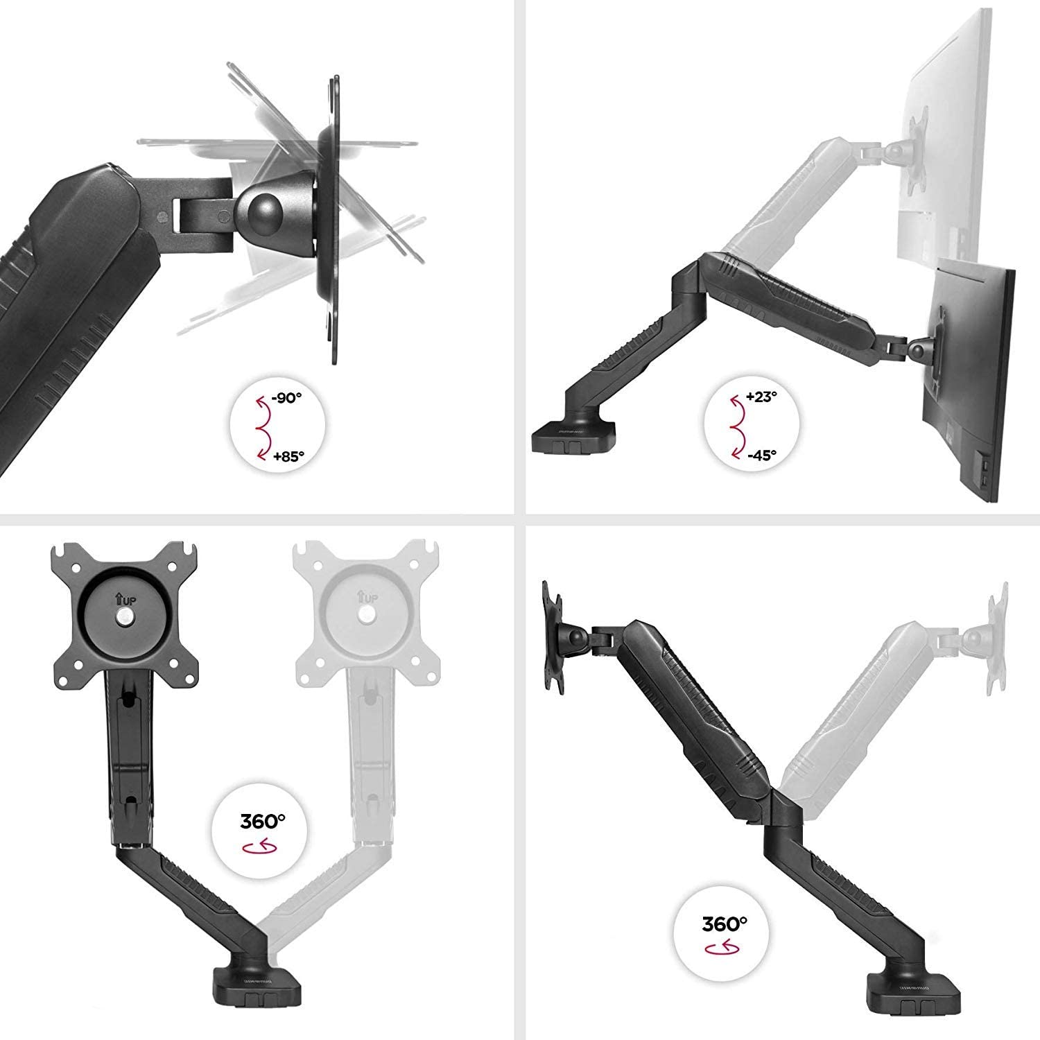 Duronic DMDC5X1 Brazo para Monitor de 15 a 27