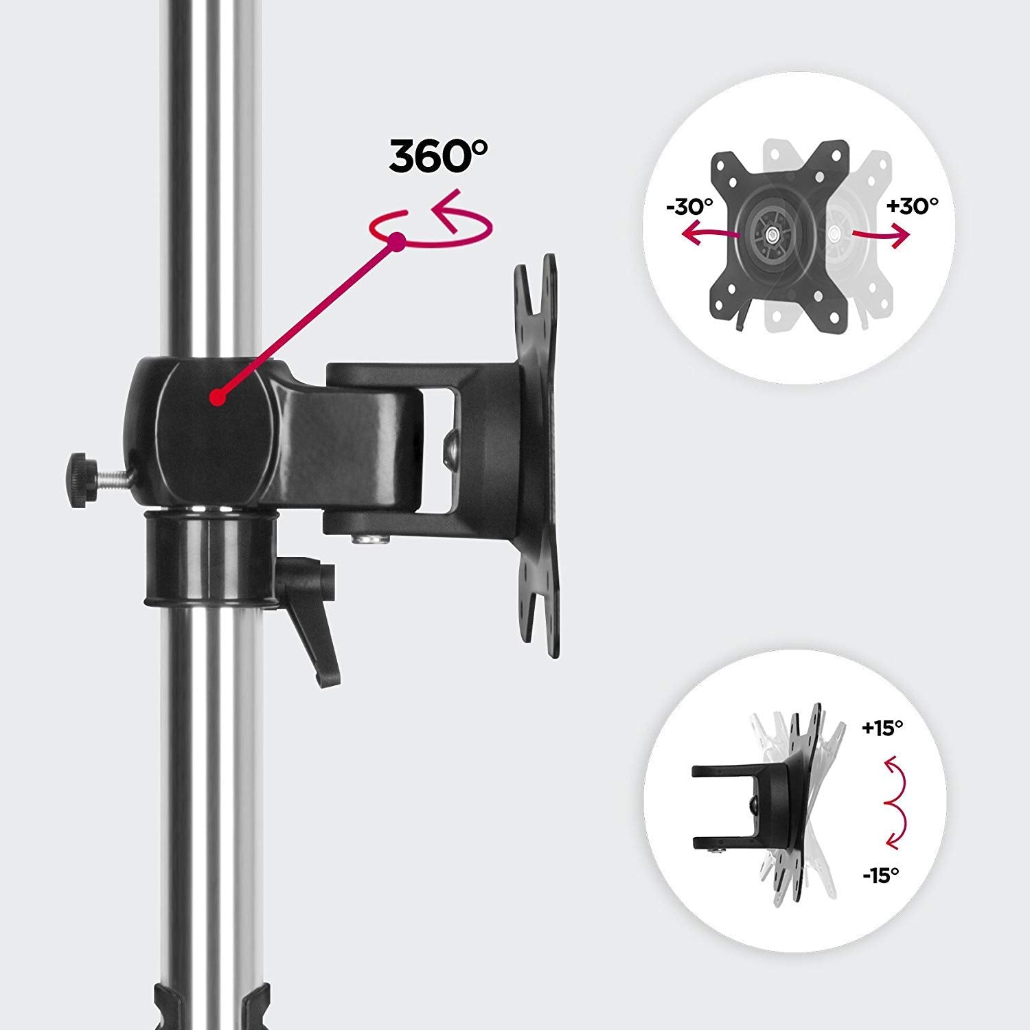 Duronic DM751 Brazo para Monitor de 15