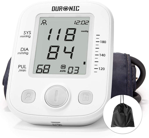 Duronic BPM200 Tensiómetro de Brazo Eléctrico con detección de arritmias | Brazalete 22 a 42 cm | Pantalla Grande para Uso Clínico y Doméstico Monitor Digital de Presión Arterial