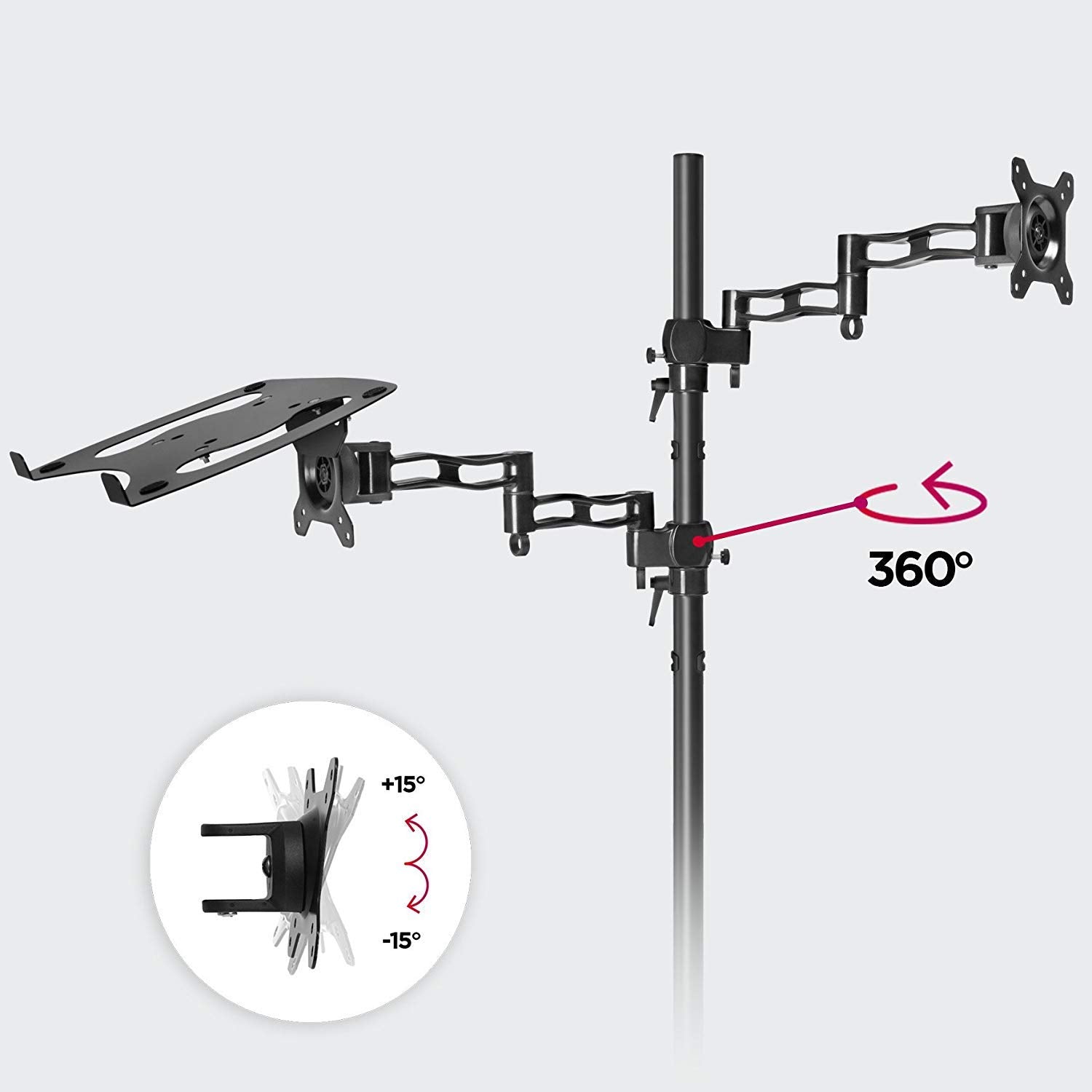 Duronic DM35L1X1 BK Brazo para Monitor de 13