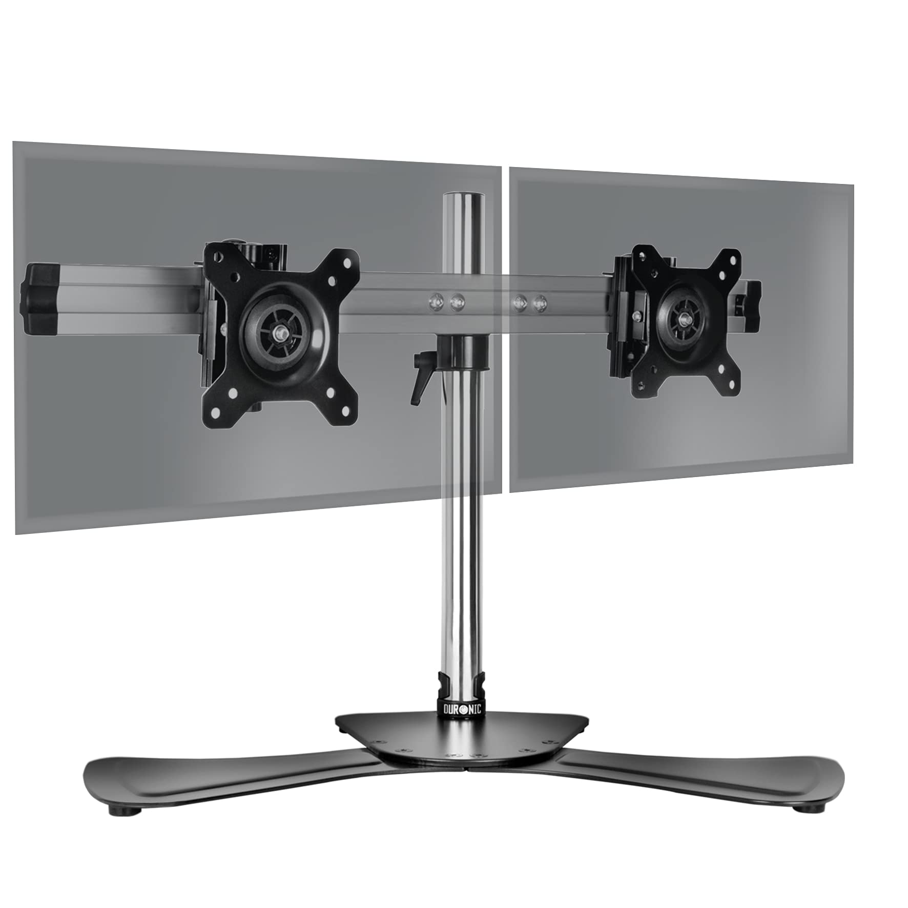 Duronic DM752 Brazo para Monitor doble 2 monitores de 15