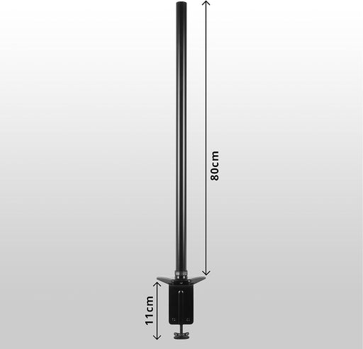 Duronic DM55POLE Poste de 80 cm Compatible con Nuestra Gama de Soportes para Monitor DM45 y DM55 Únicamente