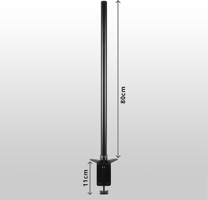 Duronic DM55POLE Poste de 80 cm Compatible con Nuestra Gama de Soportes para Monitor DM45 y DM55 Únicamente