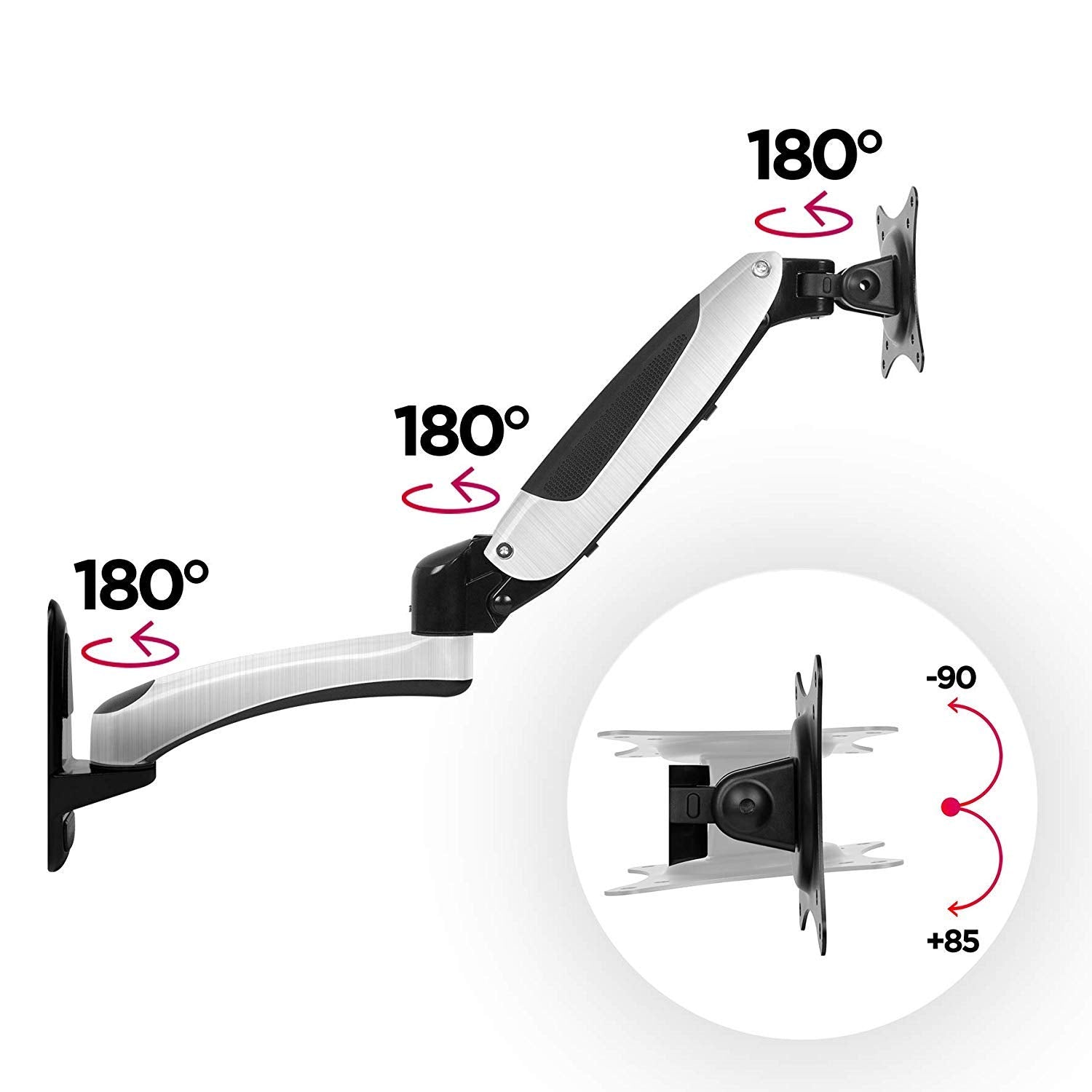 Duronic DM65W1X2 Brazo para Monitor 15 a 27