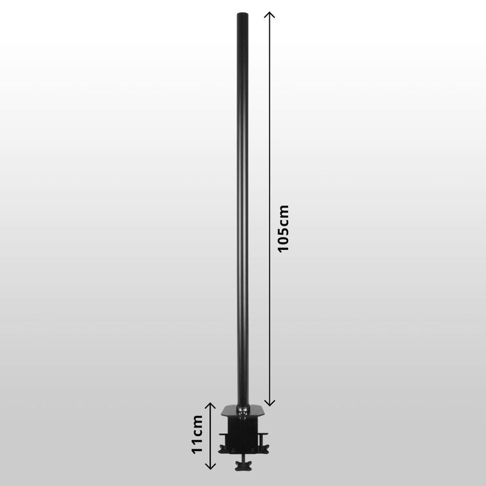 Duronic DM45POLE Poste de 105 cm Compatible con Nuestra Gama de Soportes para Monitor Duronic DM45 y DM55 Únicamente