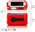 Duronic Hybrid Radio Portable Pequeña FM y AM Estereo con Recarga por Luz Solar, Dinamo y USB - Radios Solares