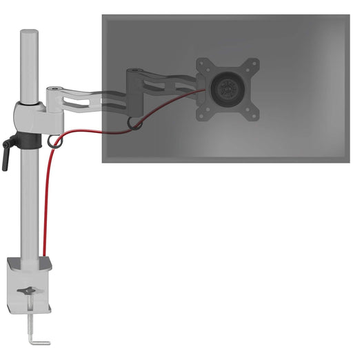 Duronic DM351X3 SR Brazo para Monitor de 13" a 27" | Hasta 10kg máx | 2 Brazos Extensibles hasta 36 cm y Giratorios 180° | Altura Ajustable 40cm Cabezal VESA 75 y 100 Giratorio Inclinable ±15°