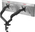 Duronic DM6A2 Brazo para 2 monitores de Ordenador Soporte para monitores de 13 a 32 Pulgadas VESA 75 100 Carga máxima 9 kg Rotación de 360° Brazo con Resorte de Gas