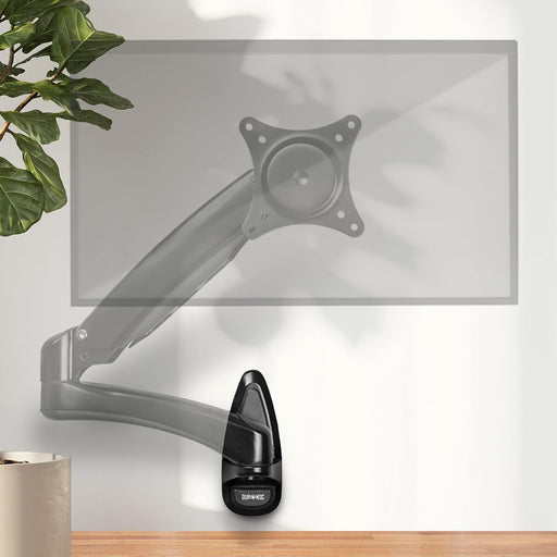 Duronic DM55W Fijación para Pared | Para la instalación de monitores o Pantallas en la Pared | Compatible con Las Series DM45 DM55 y DM65 | Acero Negro | Fácil instalación