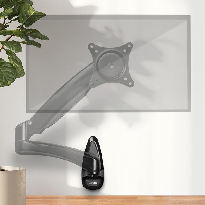 Duronic DM55W Fijación para Pared | Para la instalación de monitores o Pantallas en la Pared | Compatible con Las Series DM45 DM55 y DM65 | Acero Negro | Fácil instalación