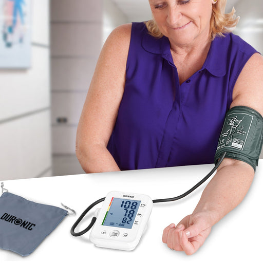 Duronic BPM150 Tensiómetro de Brazo Eléctrico con detección de arritmias | Brazalete 22 a 42 cm | Pantalla Grande para Uso Clínico y Doméstico Monitor Digital de Presión Arterial