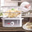 Duronic FS87 Vaporera eléctrica 870W | Minutero Temporizador | Capacidad de 10.6 litros y Bandeja antigoteo | Pantalla LCD digital | Libre de BPA | Cocine verduras pescado arroz platos más sanos