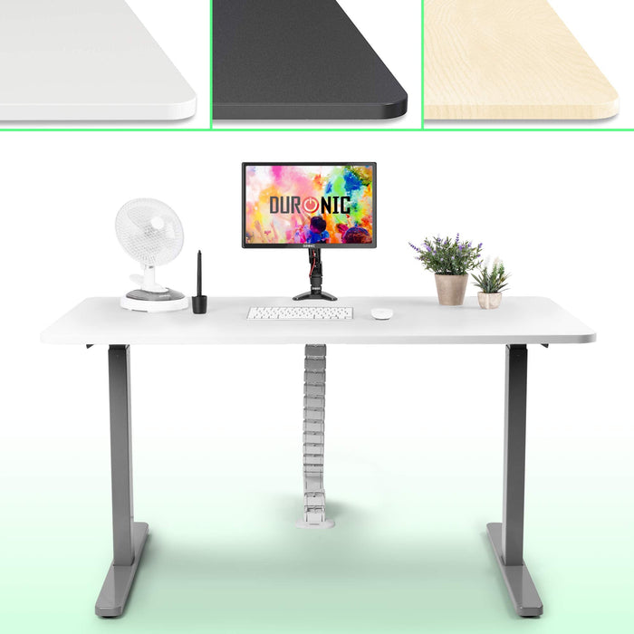 Duronic TT157 WE Tablero para escritorio | Superficie de tabla de 150 cm x 70 cm | Compatible solo con la gama de escritorios Duronic TM para crear estaciones de trabajo ergonómicas | Blanco