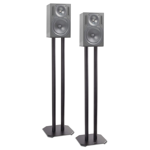 Duronic SPS1022 60 Pie para Altavoz Soporte para Altavoces de 60 cm de Altura | Estabilidad con Arena y Conos antivibración | Compatibilidad Universal con Altavoces HiFi Estéreo Home Cinema 5.0