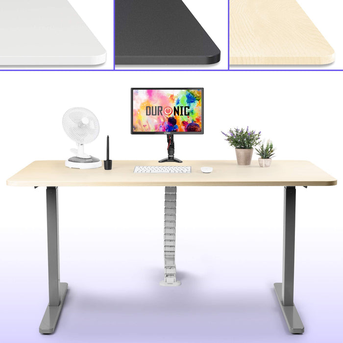 Duronic TT187 NL Tablero para escritorio | Superficie de tabla de 180 cm x 70 cm | Compatible solo con la gama de escritorios Duronic TM para crear estaciones de trabajo ergonómicas | Natural