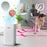 Duronic DH121 Deshumidificador 300W hasta 12L/día Depósito 2,1L con drenaje continuo Temporizador 1-24h Control humedad 30-80% Silencioso 36dB portátil con ruedas para hogar oficina sótano