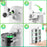Duronic CO40 WE Abrelatas Eléctrico de 50 W con Afilador y Abrebotellas, Abre Latas de Conserva Automático, Afilador de Cuchillos, Abrebotellas, Retira Tapones, Fácil de Usar, Compacto