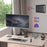 Duronic DM6A1 Brazo para Monitor de Ordenador Soporte para monitores de 13 a 32 Pulgadas VESA 75 100 Carga máxima 9 kg Rotación de 360° Brazo con Resorte de Gas