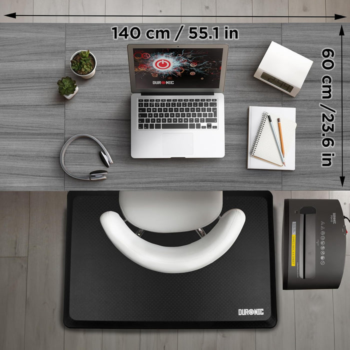 Duronic CD140 WG Escritorio eléctrico Regulable en Altura con Tablero de 140 cm Altura Regulable de 72 a 118 cm Carga máxima de 70 kg Puesto de Trabajo Regulable en Altura para Oficina y teletrabajo