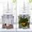 Duronic CH57 WE Mini Picadora 500W con 2 Recipientes de 700 ml con Tapa, Robot de Cocina para Verduras, Frutas, Frutos Secos y Especias, Permite Preparar Salsas, Purés y Comida para Bebé