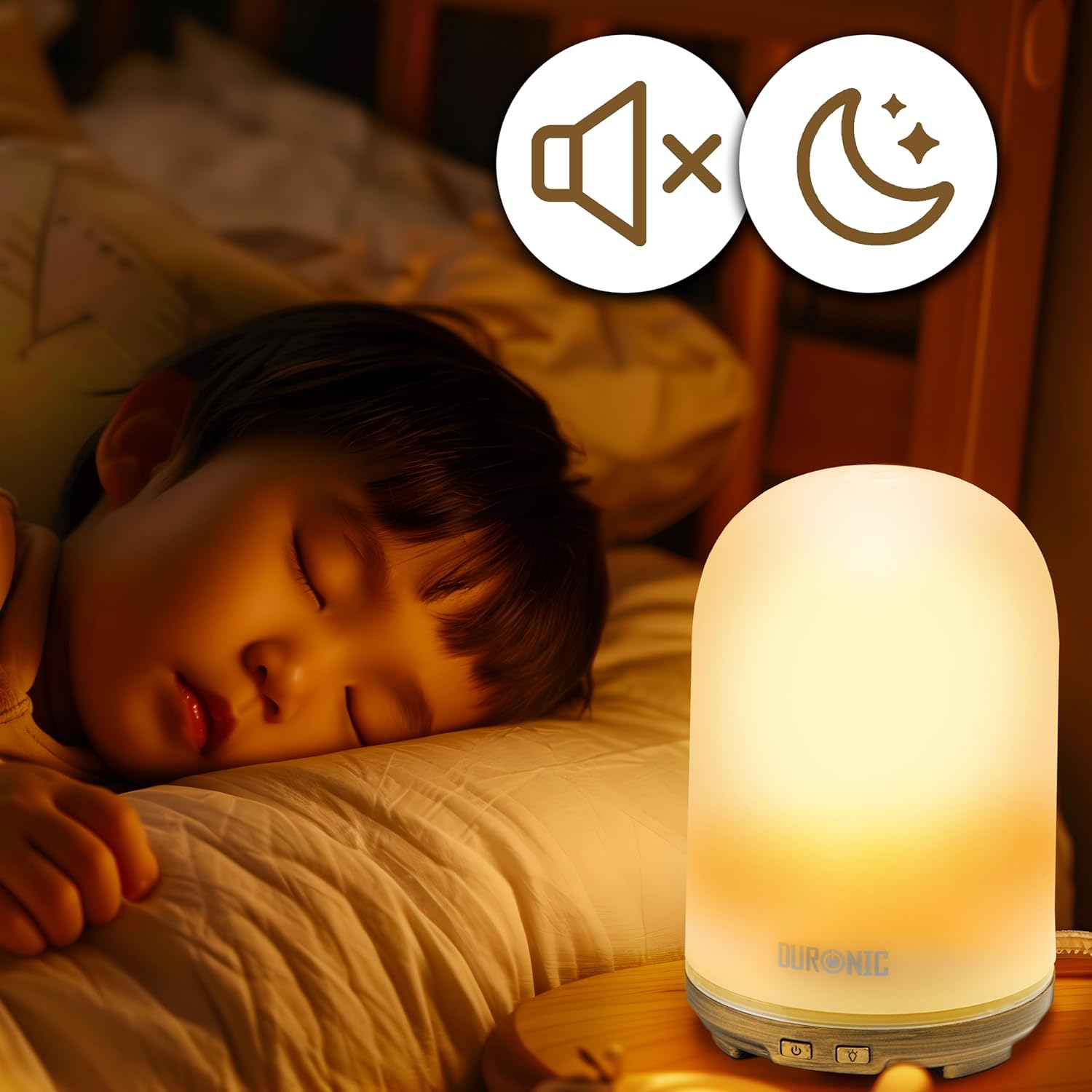 Duronic AD11 Difusor Aromas USB portátil, Brumizador aceites Esenciales, Purificador Aire Natural, Humidificador aromaterapia. Hogar Bienestar Relajación Descanso Perfume