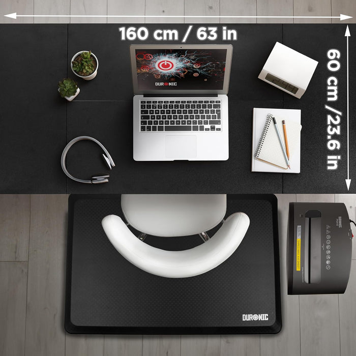 Duronic CD160 BK Escritorio eléctrico Regulable en Altura con Tablero de 160 cm Altura Regulable de 72 a 118 cm Carga máxima de 70 kg Puesto de Trabajo Regulable en Altura para Oficina y teletrabajo