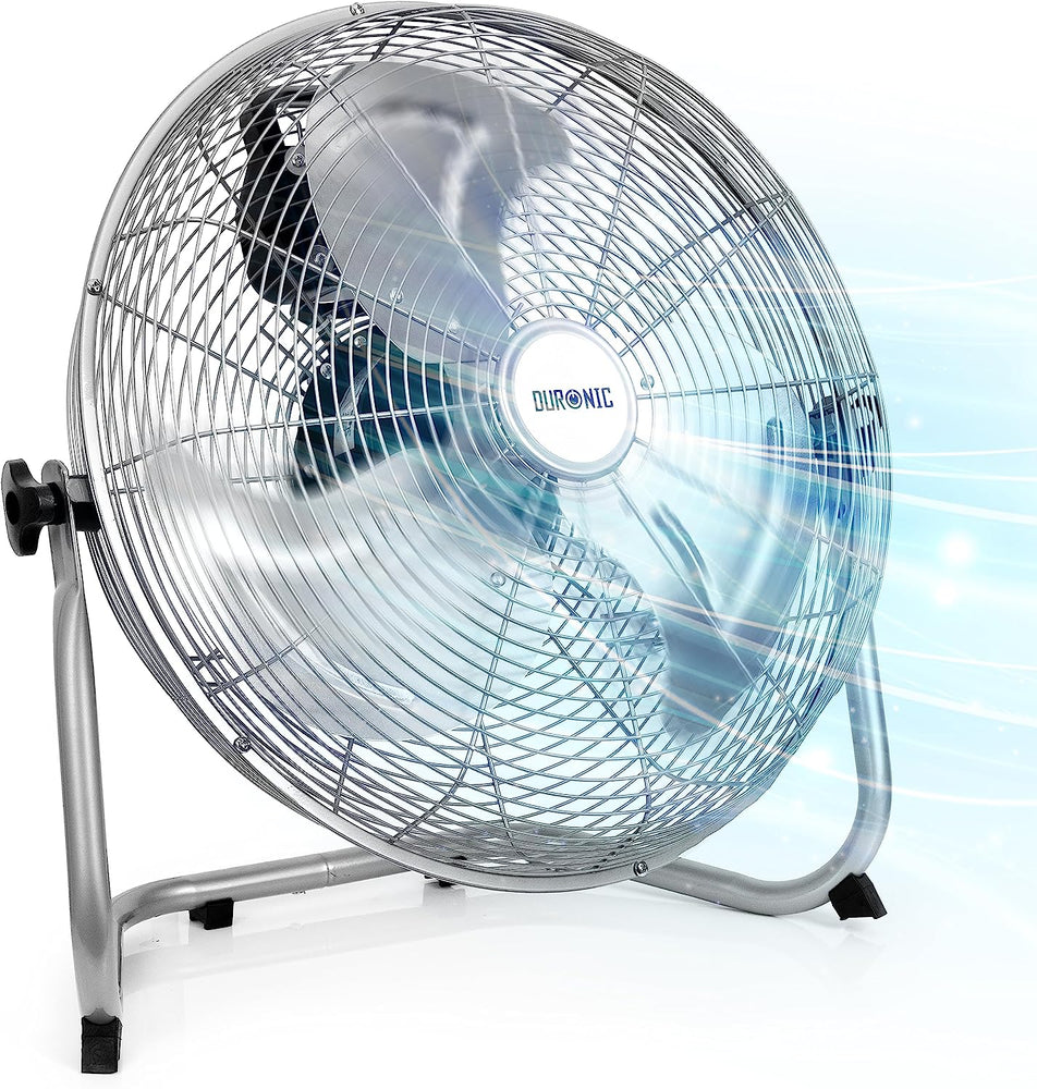 Duronic FN16 Ventilador de Suelo de 40 cm, 75W | 4 Velocidades | Alto Rendimiento de Ventilación | Aspas metálicas para mayor durabilidad | Ideal para Hogar, Gimnasio, Oficina, Almacenes