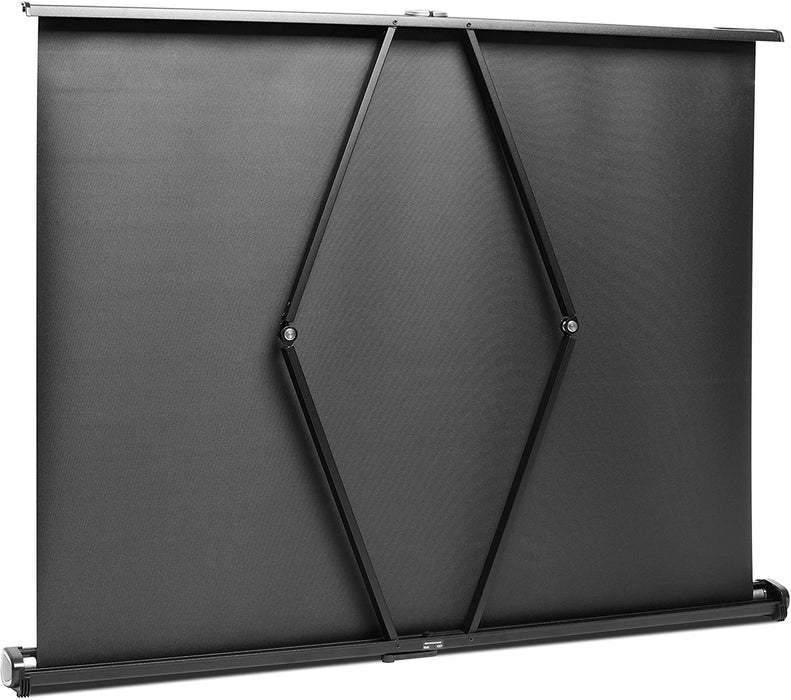 Duronic DPS40 43 Pantalla de Proyector de Sobremesa Formato 4:3 y 40" | 4K Full HD y 3D | Funda de Transporte Plegable y Portátil