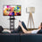 Duronic TVS4T1 Soporte de TV de Pie para Pantallas Planas de 30"-80" | Compatible con LCD/LED/OLED/QLED | Inclinación y Giro | VESA hasta 600x400 | Carga Máx. 82kg | Estante para Dispositivos Incluido