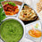 Duronic CH57 BK Mini Picadora Mostrando diversas preparaciones culinarias que se pueden realizar con la picadora, como salsa boloñesa, hummus, pesto verde y purés