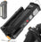 Duronic CT51, herramienta de emergencia para coche, mostrada en varios ángulos destacando su martillo rompecristales, panel solar, luz COB lateral y clip para correa de cinturón