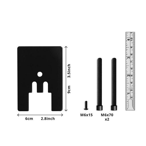 Duronic DM GR 03 Adaptador para Soporte de Monitor para los Modelos DMG51X2 y DMG52 | Fijación del Soporte para Pantalla con perforación