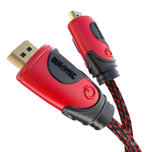 Duronic HDC03 1.5m Cable HDMI 2.0 de Alta Velocidad | Última Generación | Conectores Chapados en Oro de 24K | Transmisión de Ethernet 3D Vídeo 4k 2160p