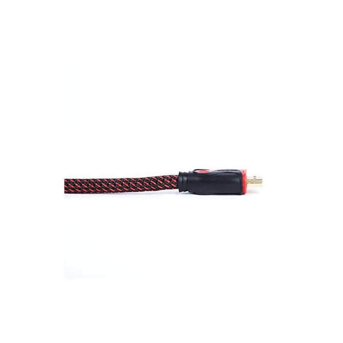 Duronic HDC03 2m Cable HDMI 2.0 de Alta Velocidad | Última Generación | Conectores Chapados en Oro de 24K | Transmisión de Ethernet 3D Vídeo 4k 2160p