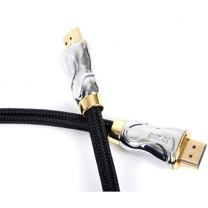 Duronic HDC04 1 m Cable HDMI 2.0 de Alta Velocidad | Última Generación | Conectores Chapados en Oro de 24K | Transmisión de Alta Velocidad de Ethernet 3D Vídeo 4k 2160p