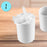 Duronic P8Y2 Vasos de 125ml de cerámica compatibles con las yogurteras Duronic YM1 y Duronic YM2