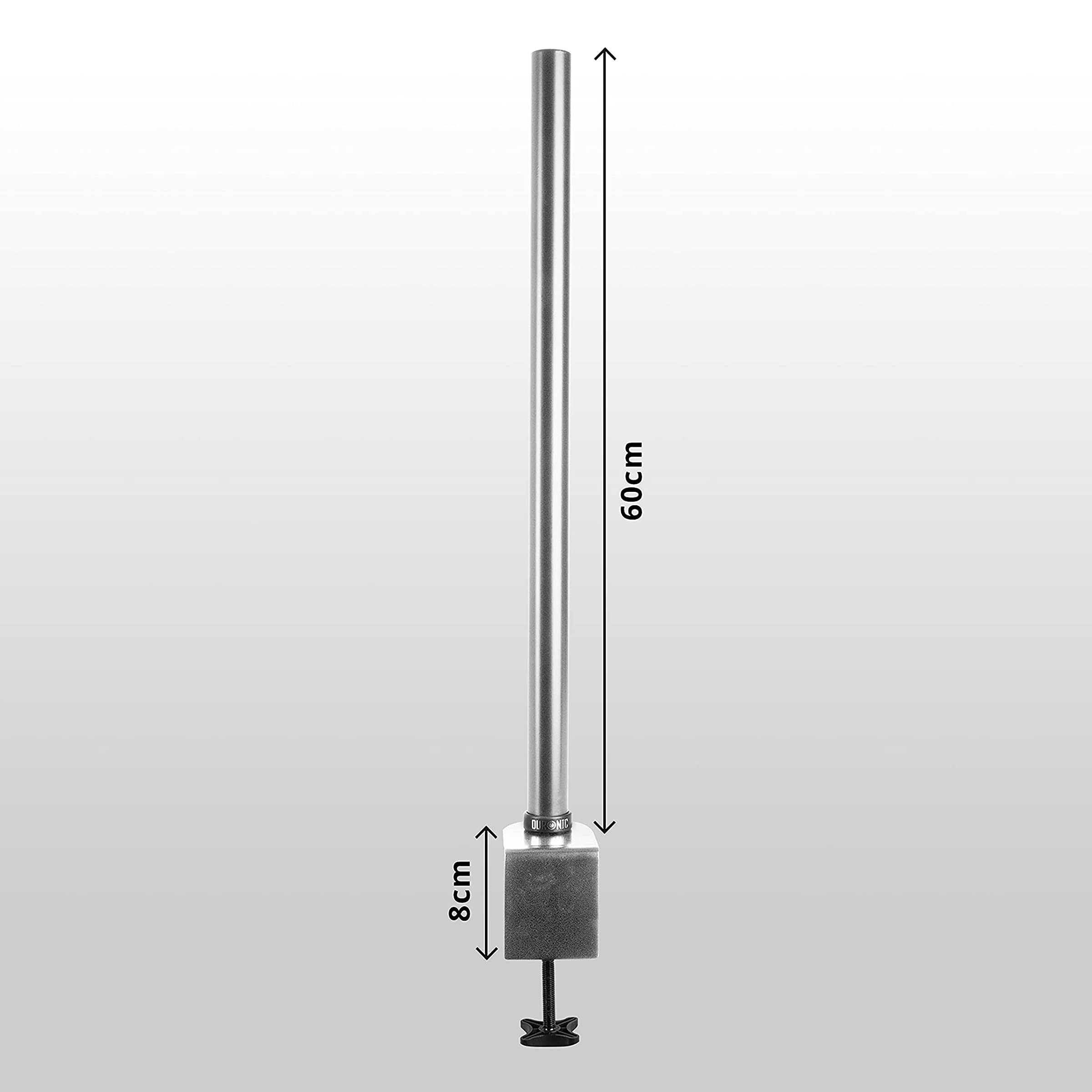 Duronic DM35POLE 60 SR Poste de 60 cm para Soporte de Pantalla de TV y Ordenador | Compatible con Las gamas de Soportes DM15 DM25 DM35 DMG | Ajuste la Altura de su Pantalla