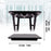 Duronic DM05D24 BK Escritorio Standing Desk para Monitor con Altura Ajustable de 5 a 40 cm, Superficie de 74 x 47 cm|Mesa para Trabajar de pie y Sentado