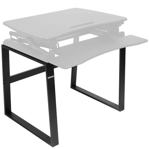 Duronic DM05ST1.1 BK Mesa para los escritorios Standing Desk para Monitor Duronic DM05D2 y DM05D4 para Trabajar de pie y Sentado