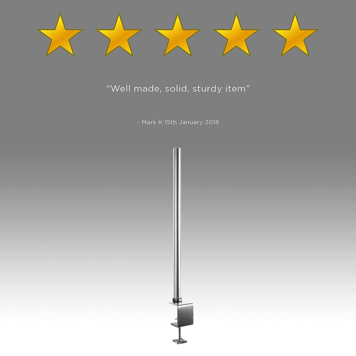 Duronic DM35POLE 60 SR Poste de 60 cm para Soporte de Pantalla de TV y Ordenador | Compatible con Las gamas de Soportes DM15 DM25 DM35 DMG | Ajuste la Altura de su Pantalla