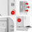 Duronic HV120 Calefactor eléctrico | Potencia de 2000W Termostato regulable en 3 niveles | Sin aceite y calienta en 1 min | Bajo consumo y ligero | Transportable | Estufa Radiador
